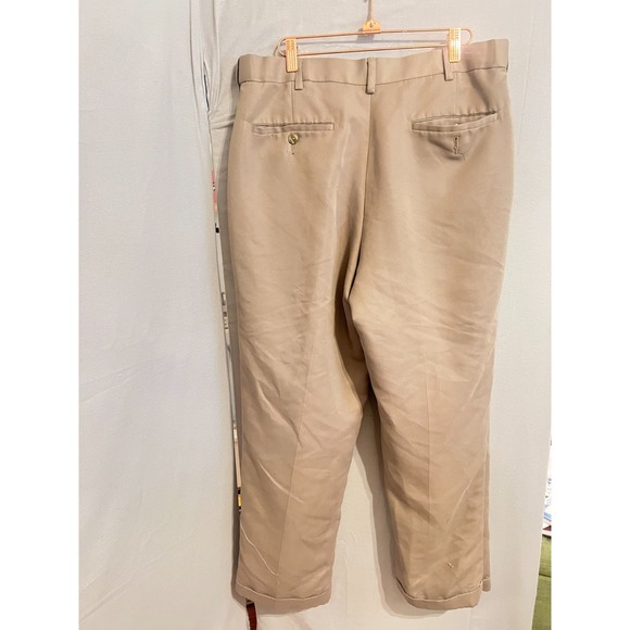 Savane Mens Performance Dress Pants 34X29 Easy Care Expandable Waistband Office - Picture 4 of 10